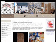 Tablet Screenshot of groamhouse.org.uk